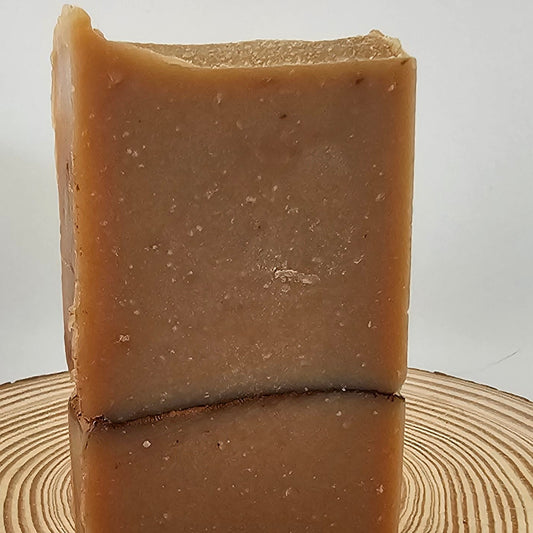 Vegan Almond Cocoa Soap Slice